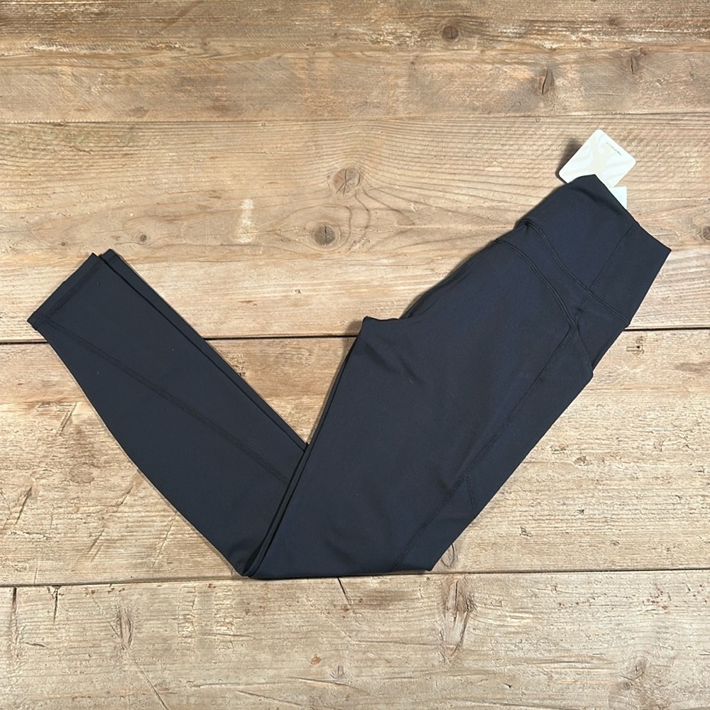 NWT- Fabletics PureLuxe HW Pocket Full length Leggings -BLACK (27”) OLD LOGO - Picture 3 of 9